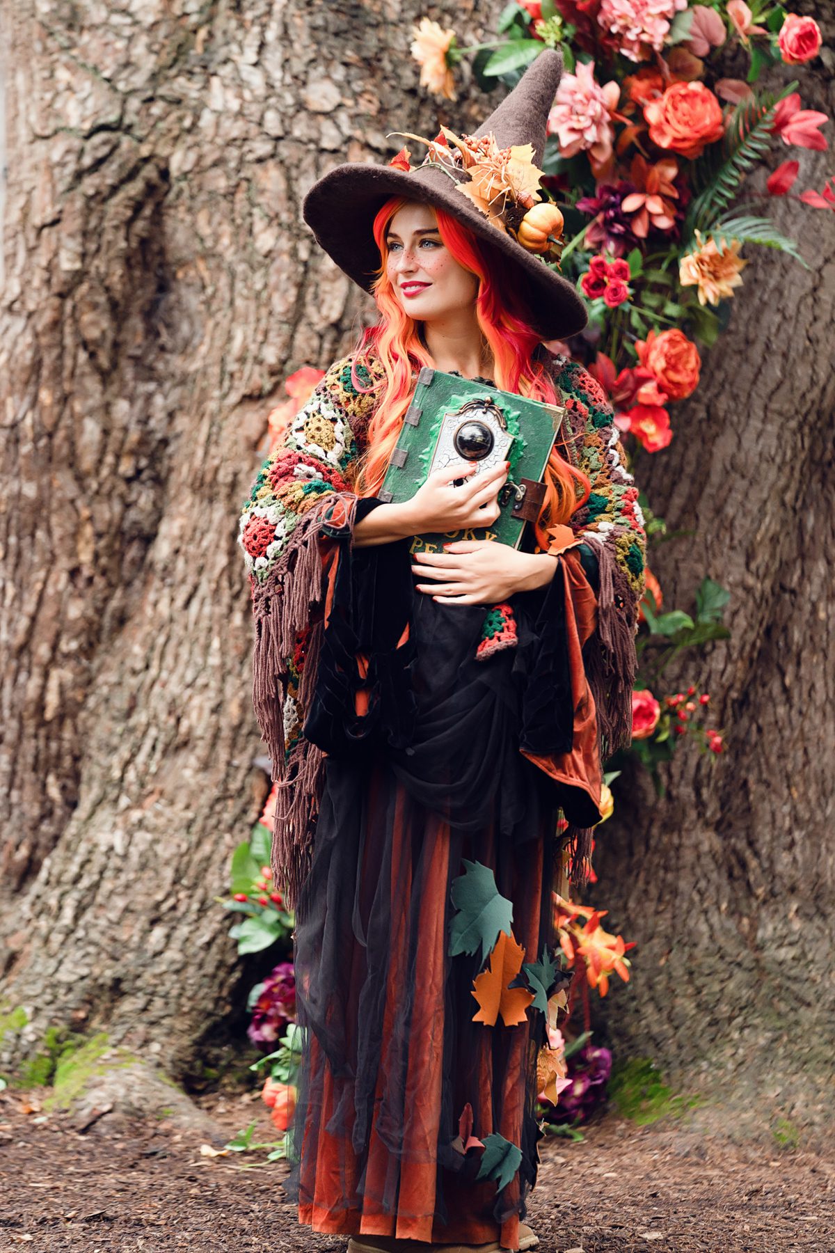 Ember the Autumnal Witch - Guardians of the Grounds Halloween at Leeds Castle
