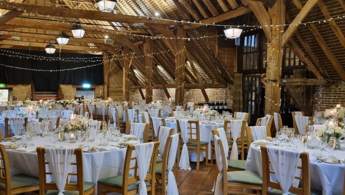 Fairfax Barn Wedding Receptions at Leeds Castle