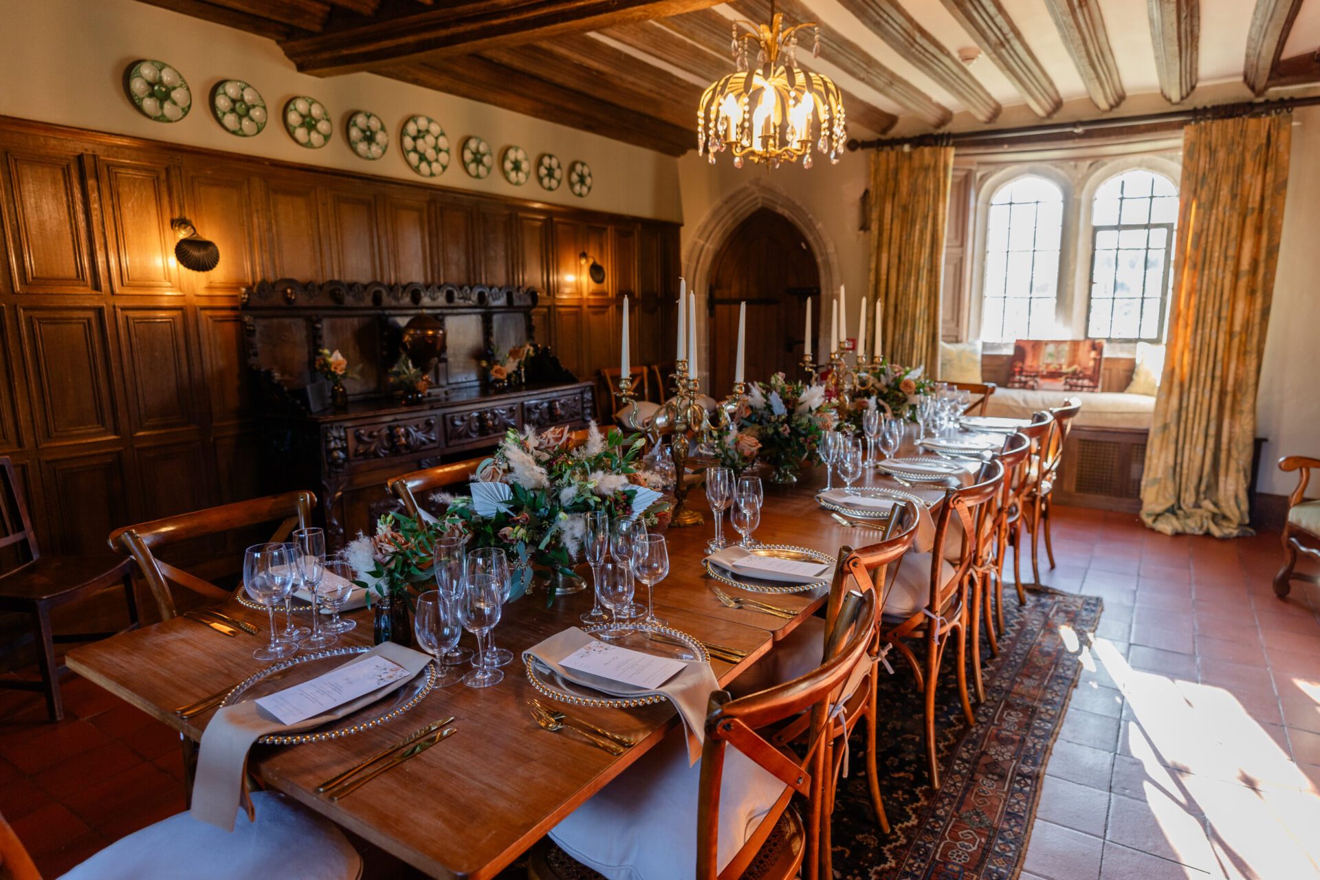 Battel Hall Wedding Setup