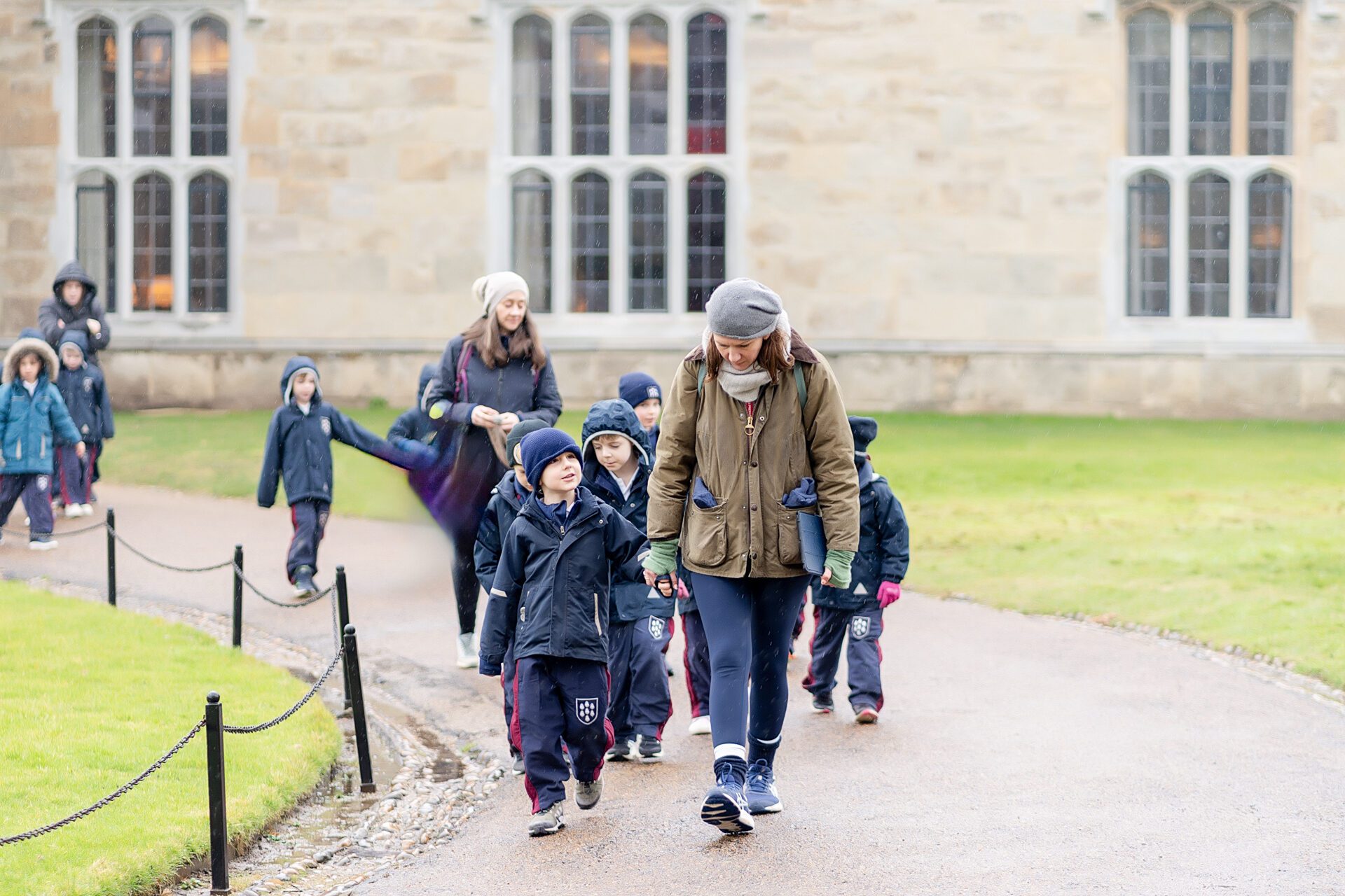 School Group at Leeds Castle