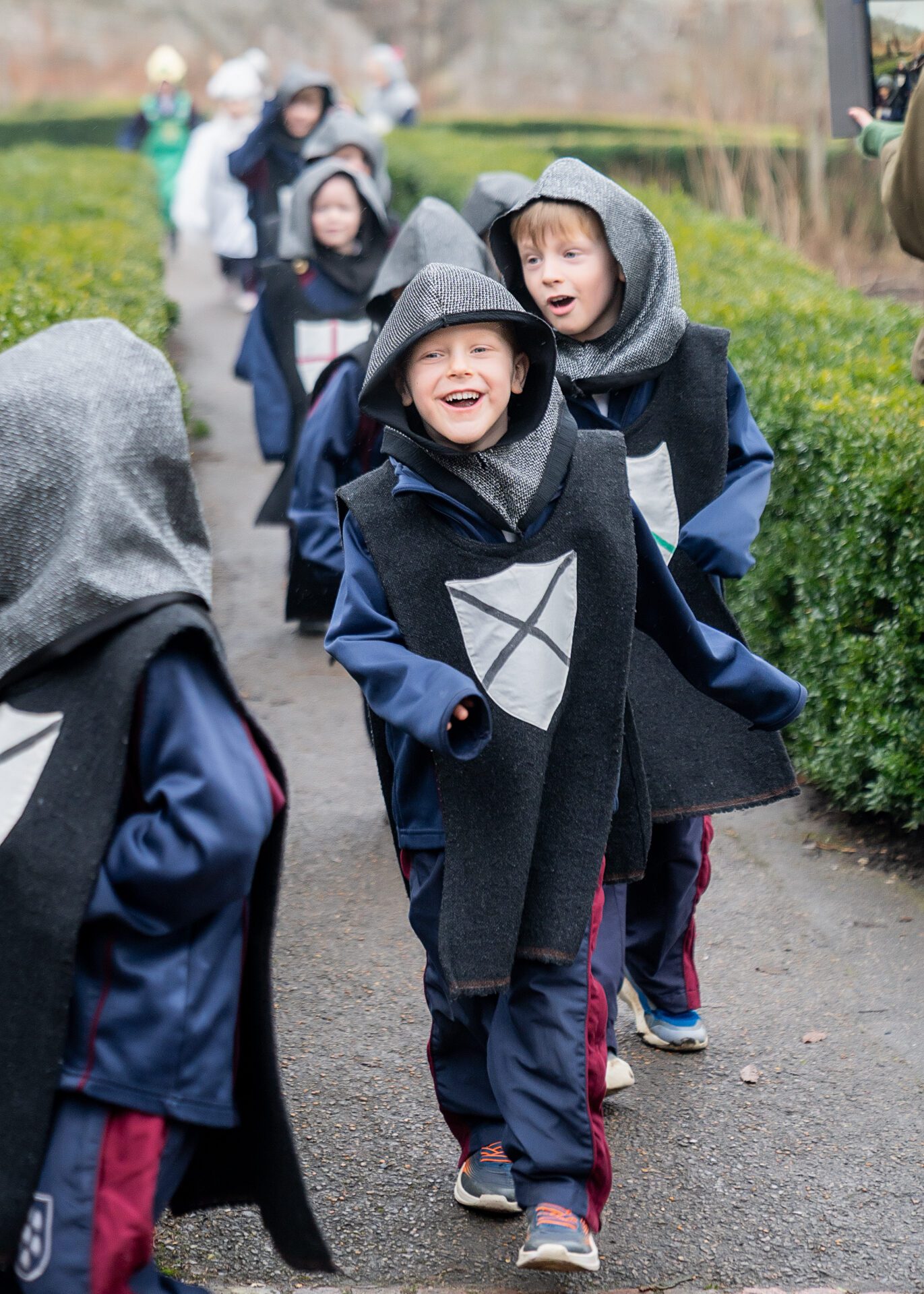 Workshop with School Group at Leeds Castle