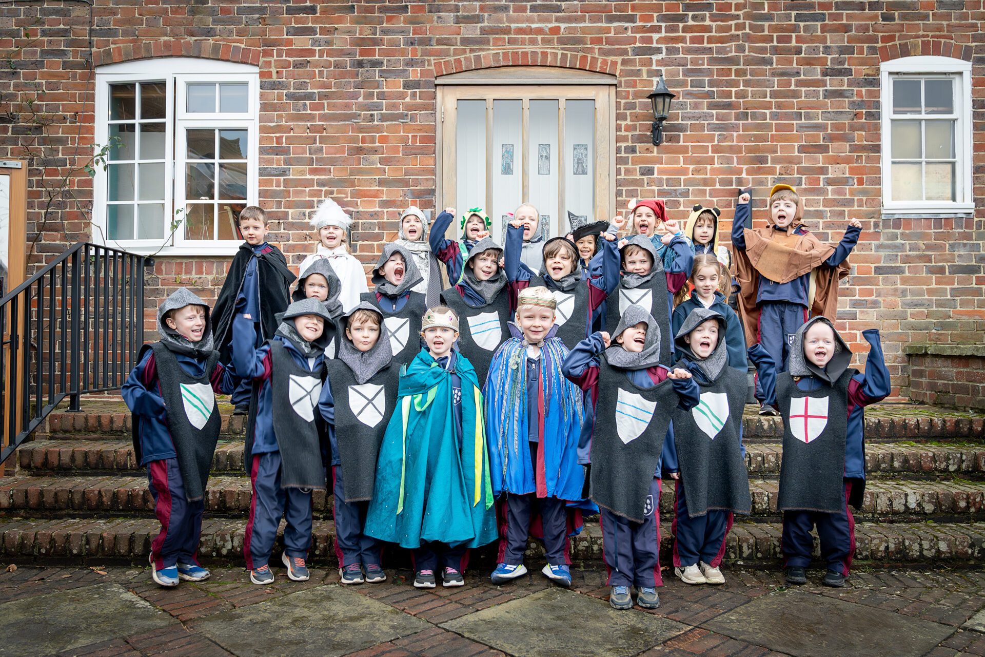 School Group at Leeds Castle