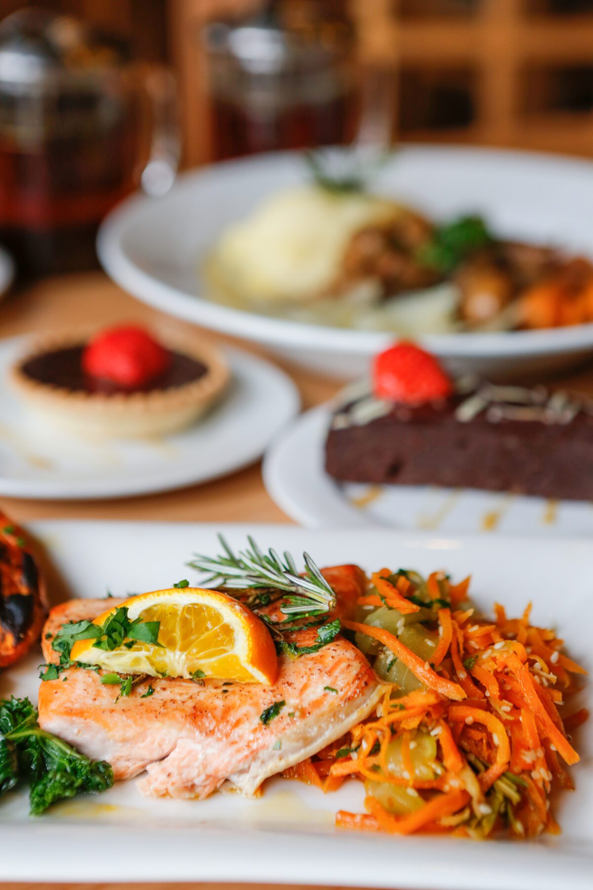 Catering at Leeds Castle.