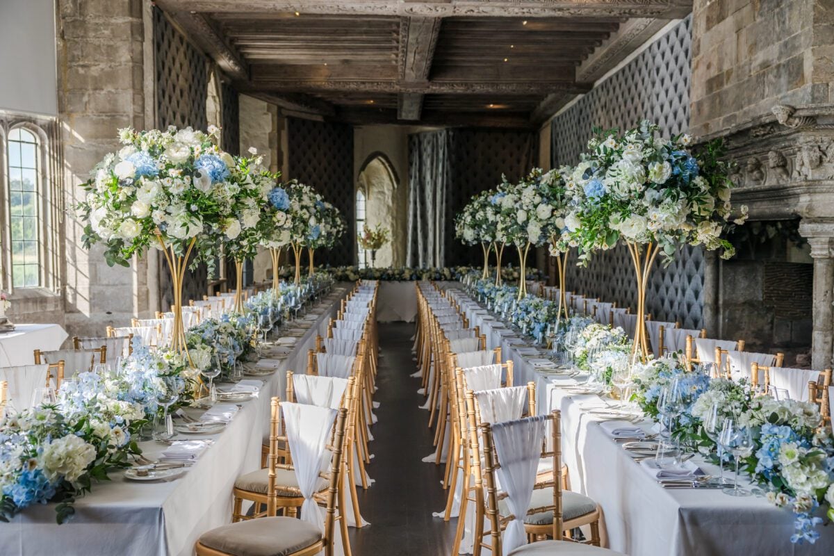 The Grand Salon at Leeds Castle in Kent